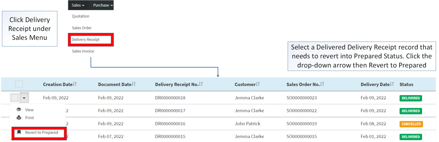 Sales - Delivery Receipt - Revert to Prepared.png